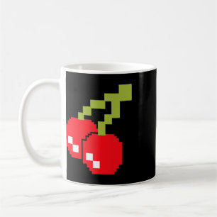 Pixel Kirschen 80er Videospiel Kostüm Einfache Gru Kaffeetasse