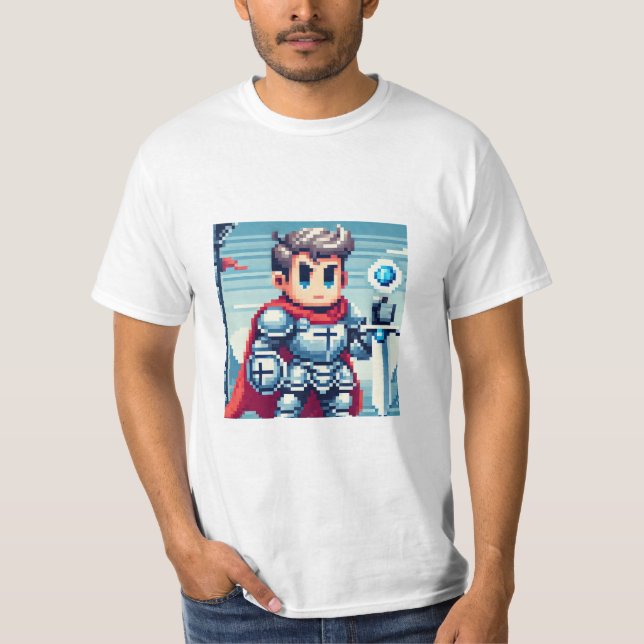Pixel Knight T-Shirt (Vorderseite)