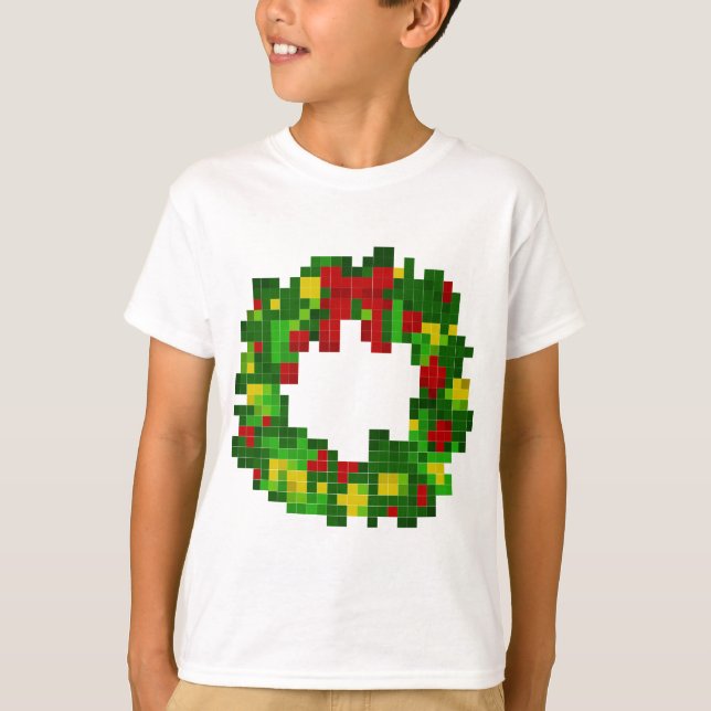 Pixel-Kranz T-Shirt (Vorderseite)