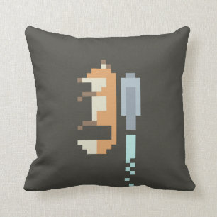 Pixel-Kunst-Kissen Fox Jetpack Kissen