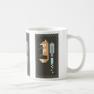 Pixel-Kunst-Tasse Fox Jetpack Kaffeetasse
