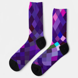 Pixel Lila Socken