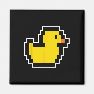 Pixel Little Duck 80er Videospiel Halloween-Kostüm Magnet