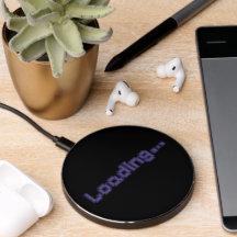 Pixel Loading Gamer Wireless Charger - Schwarz