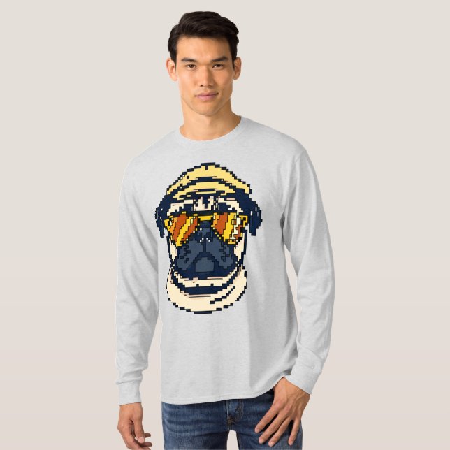 Pixel Mops Delight T-Shirt (Vorne ganz)