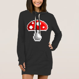 Pixel-Mushroom-T - Shirt (dunkel)