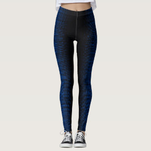 Pixel Muster 01.B.bw.02 Schwarze BG Leggings