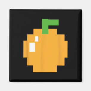 Pixel Orange 80er Retro-Arcade-Videospiel Hallowee Magnet