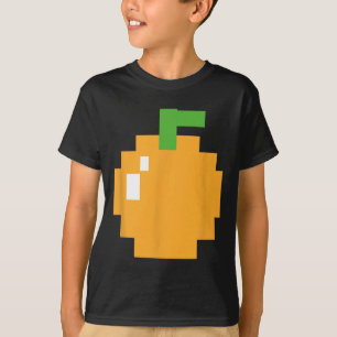 Pixel Orange 80er Retro-Arcade-Videospiel Hallowee T-Shirt