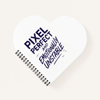 Pixel Perfect - Spiral Notebook Notizbuch