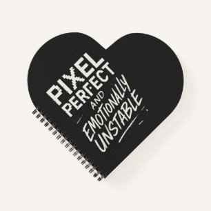 Pixel perfekt notizbuch