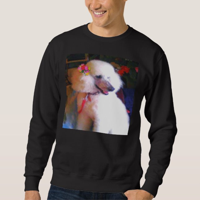 Pixel Poodle Sweatshirt (Vorderseite)