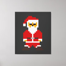 Pixel Pose Weihnachtsmann