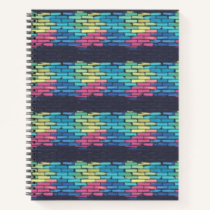 "Pixel Punk: Neon Mortar Mutiny" Notizbuch