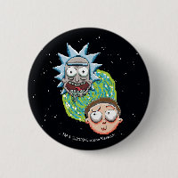 Pixel Rick und Morty Portal Grafik