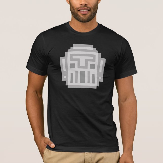 Pixel-Roboter T-Shirt (Vorderseite)
