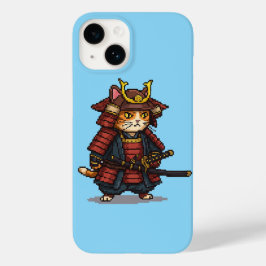 Pixel Samurai Cat Case-Mate iPhone 14 Hülle
