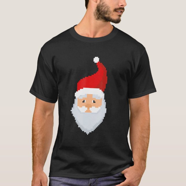 Pixel Santa T-Shirt (Vorderseite)