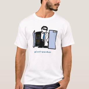 Pixel-Schieber-Shirt T-Shirt