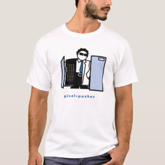 Pixel-Schieber-Shirt T-Shirt