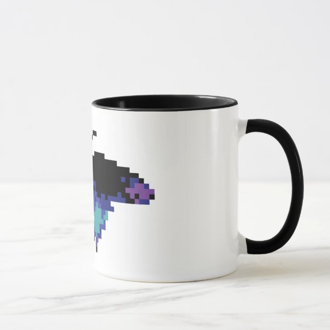 Pixel-Schmetterling Tasse (Rechts)