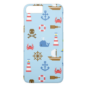 Pixel-Seekunst-Muster Case-Mate iPhone Hülle
