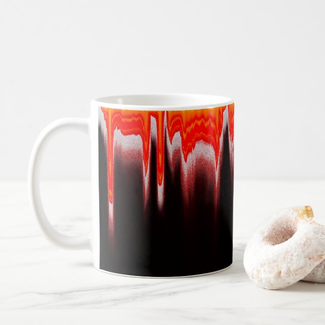 Pixel sortierte Tasse! Tasse (Mit Donut)