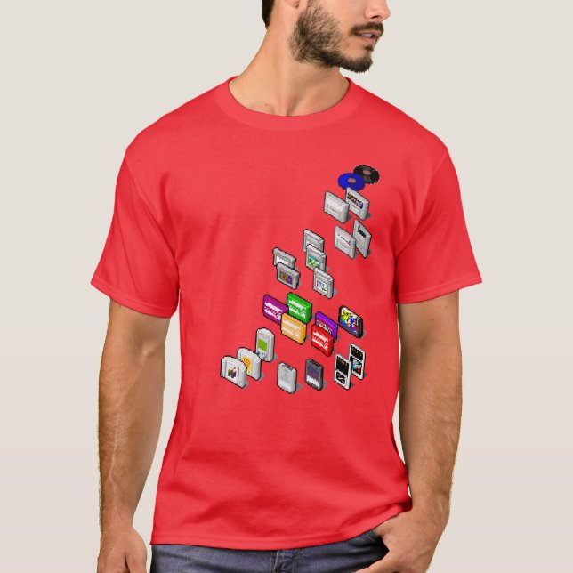 Pixel-Spiel-Sammlung T-Shirt (Vorderseite)
