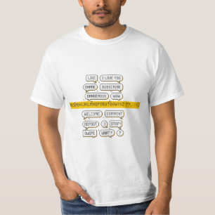 Pixel-Sprechblasen-Pack – Retro-Soziale-Medien-Phr T-Shirt