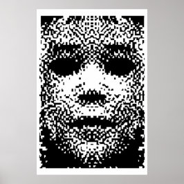Pixel-Staub Poster