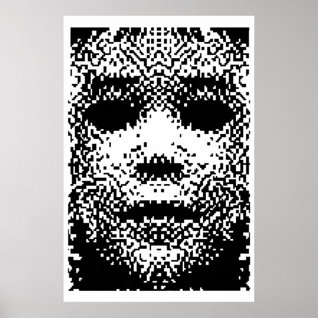 Pixel-Staub Poster (Vorne)