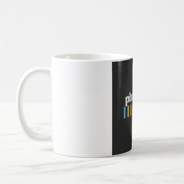 Pixel-Surfer-Tasse Kaffeetasse (Links)