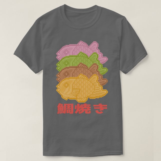 Pixel Taiyaki T-Shirt (Design vorne)