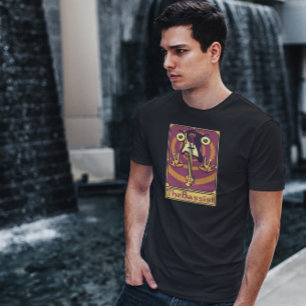 Pixel Tarot Card Gitarre T-Shirt