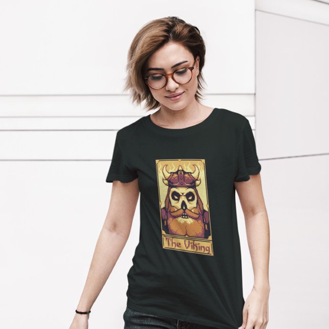 Pixel-Tarot-Kartenansicht T-Shirt (Von Creator hochgeladen)