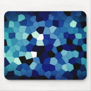 Pixel-Traum - Blau Mousepad