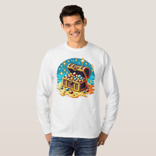 Pixel-Treasure-Test - Retro-Gaming-Loot-Design T-Shirt