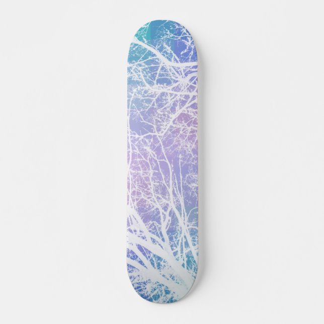 Pixel-Wald Skateboard (Vorne)