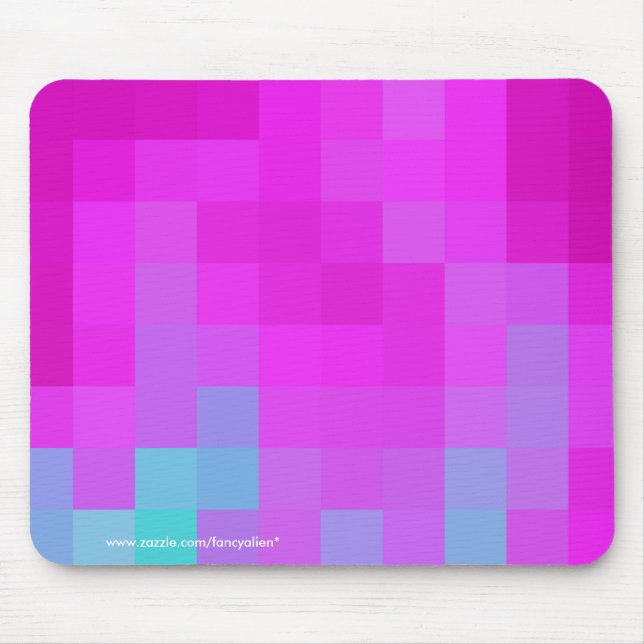 Pixel-WellenMausunterlage Mousepad (Vorne)