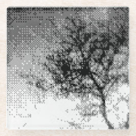 Pixelart Glasuntersetzer