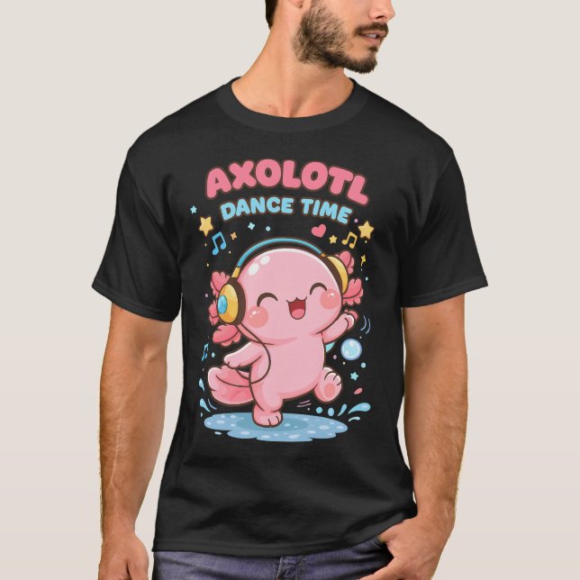 Pixelart-Hai T-Shirt (Vorderseite)