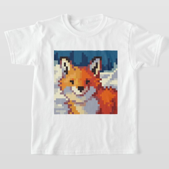 Pixelart, Pixel Art, Fox, vos T-Shirt (Ablage )