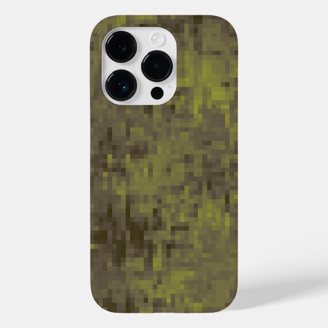 Pixelated Jungle Camouflage Case-Mate iPhone Hülle (Rückseite)