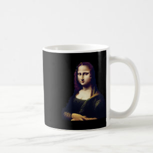 Pixelated Mona Lisa Digital Renaissance Remix Stic Kaffeetasse