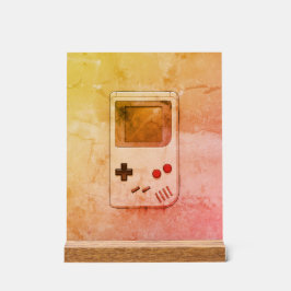 Pixelated Playground: Game Boy Tribute Acrylschild