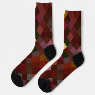Pixelbraune Socken