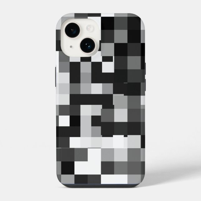 Pixelfarbmuster iPhone Hülle (Rückseite)