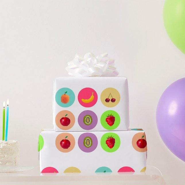 Pixelfrucht Geschenkpapier (Von Creator hochgeladen)