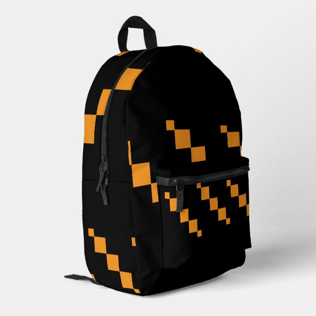 Pixelgeometrischer Rucksack (Rückseitige Ecke links)