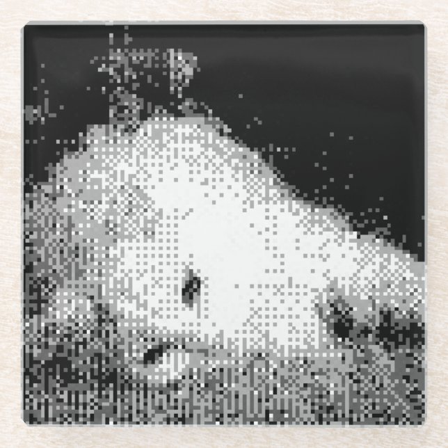 pixeliger Untersetzer (Vorderseite)